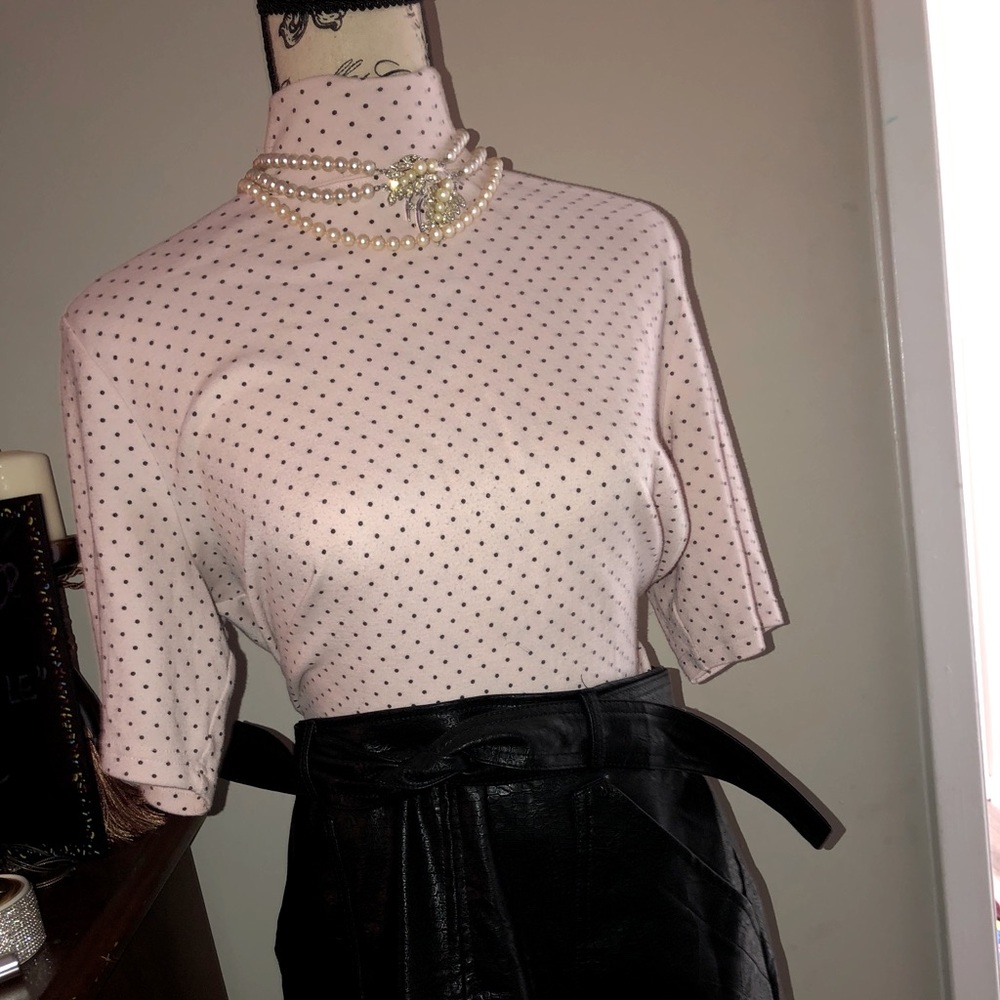 Pink Polka Dot 👚 by Karen Scott